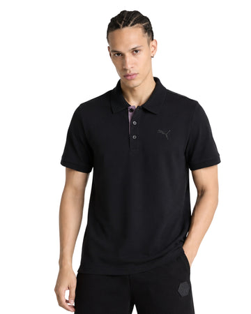 PUMA Men Contrast Inner Placket Detail Polo Shirt