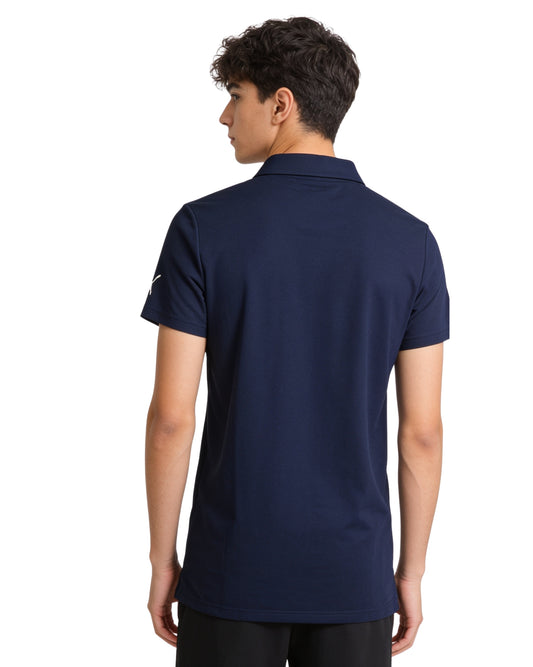 PUMA Men Logo On Sleeve Polo Shirt