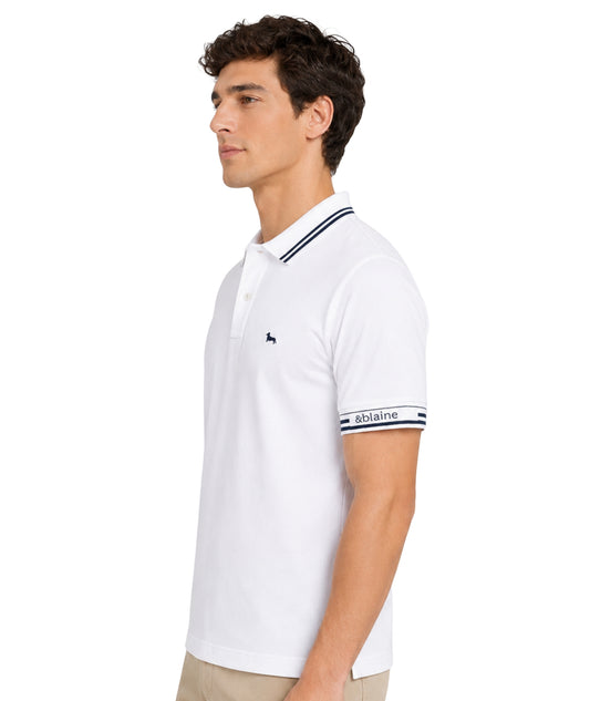 HARMONT & BLAINE Men Casual Polo Neck T-Shirt