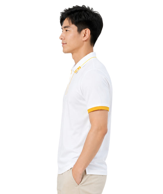 HARMONT & BLAINE Men Designed Polo Neck T-Shirt