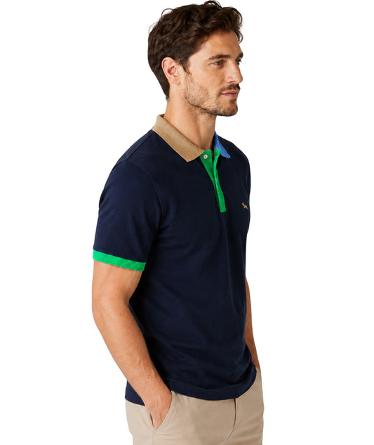 HARMONT & BLAINE Men Polo Neck T-Shirt