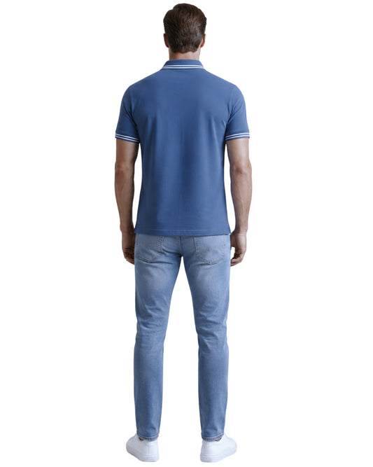 HARMONT & BLAINE Men Cotton Blend Polo Shirt