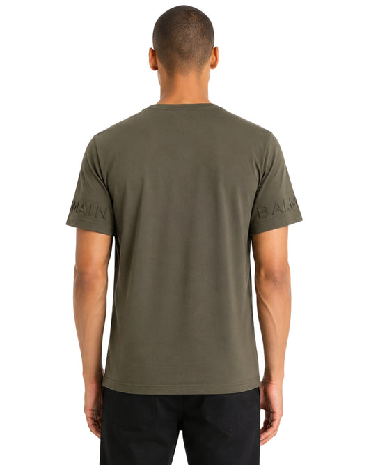 BALMAIN Men Minimalist Chest T-Shirt