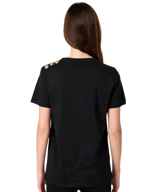 BALMAIN Women Embossed Balmain Paris T-Shirt