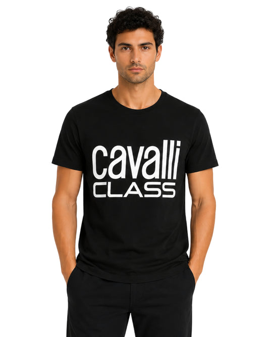 CAVALLI CLASS Men Logo Sign T-Sh