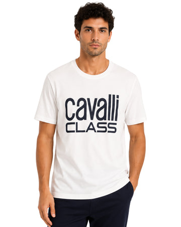 CAVALLI CLASS Men Logo Sign T-Shirt