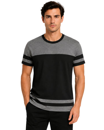 DKNY Men Stripe Details T-Shirt