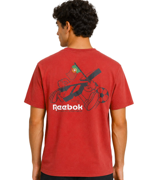 Reebok Men Designed Short Sleeve T-Shirt