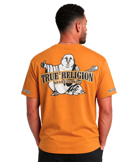 TRUE RELIGION Men Designed Short Sleeve T-SHirt