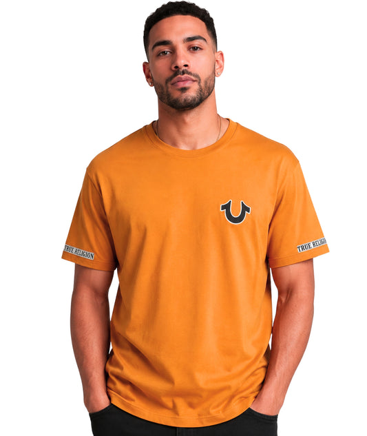 TRUE RELIGION Men Designed Short Sleeve T-SHirt