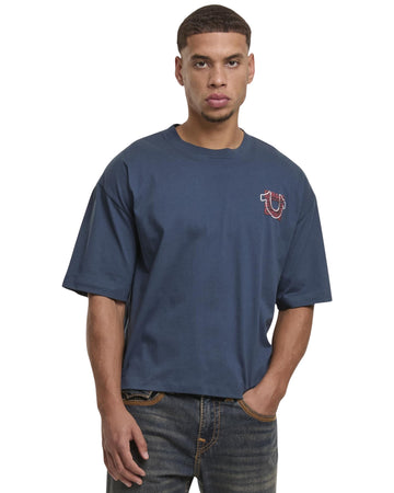 TRUE RELIGION Men THUMBS UP BOXY T-Shirt