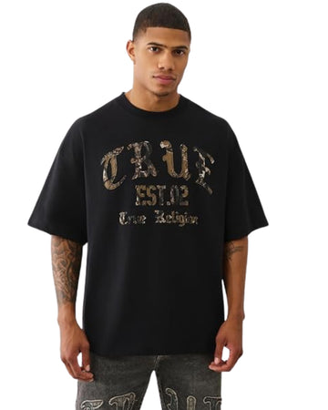 TRUE RELIGION Men Forest Camo T-Shirt