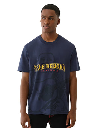 TRUE RELIGION Men Tonal Buddha Graphic T-Shirt