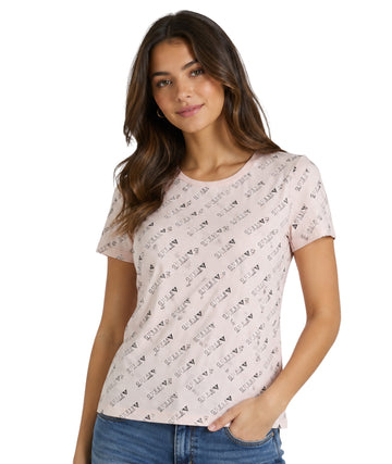 GUESS Women Printed Short Sleeve T-Shirt