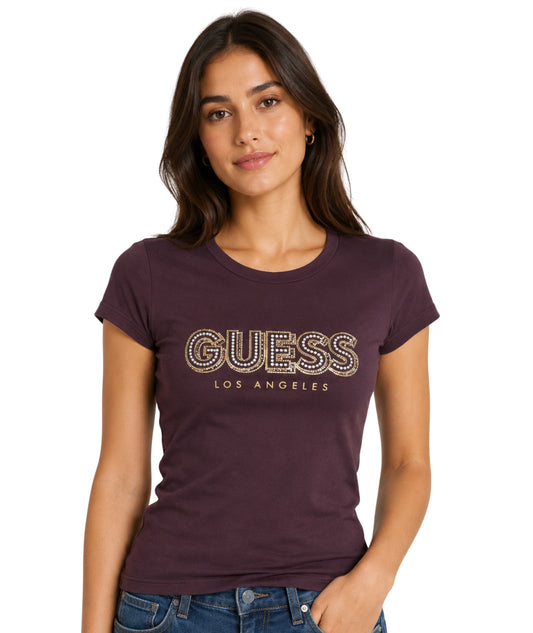 GUESS Women Casual Short Sleeve T-Shirt