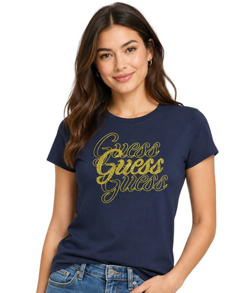 GUESS Women Stretch Short Sleeve T-Shirt
