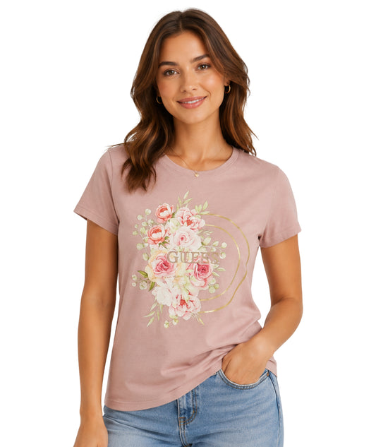 GUESS Women floral designed T-Shirt