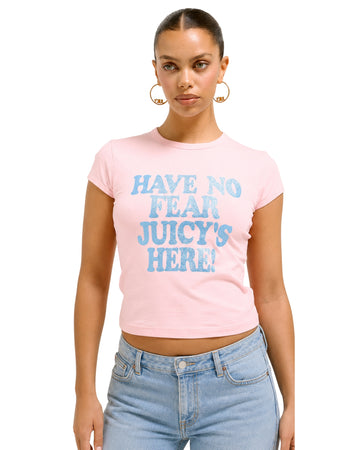 JUICY COUTURE Women Smooth Everyday Wear T-Shirt