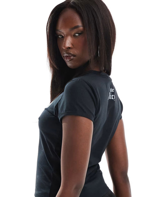 JUICY COUTURE Women Stretch Short Sleeve T-Shirt