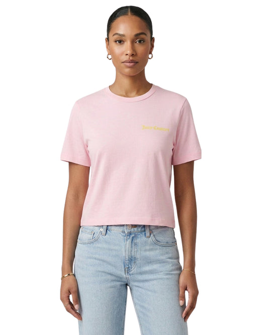JUICY COUTURE Women Graphic Print On Back T-Shirt