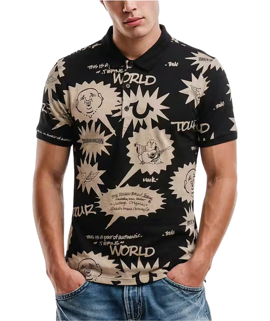 TRUE RELIGION Men Designed T-Shirt