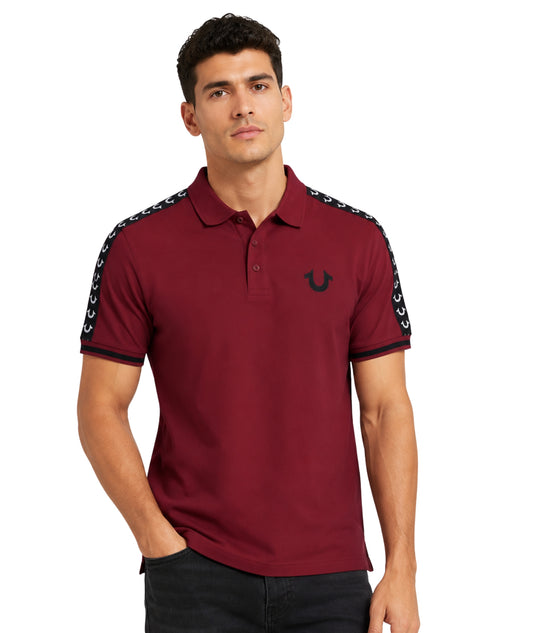 TRUE REIGION Men Polo Short Sleeve T-Shirt