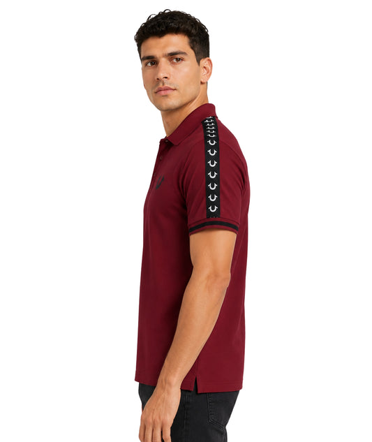 TRUE REIGION Men Polo Short Sleeve T-Shirt