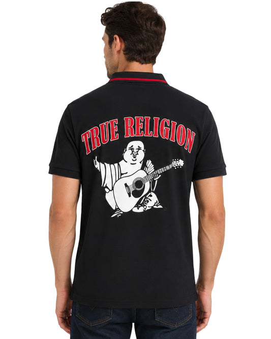 TRUE RELIGION Men Classic Casual Polo Shirt