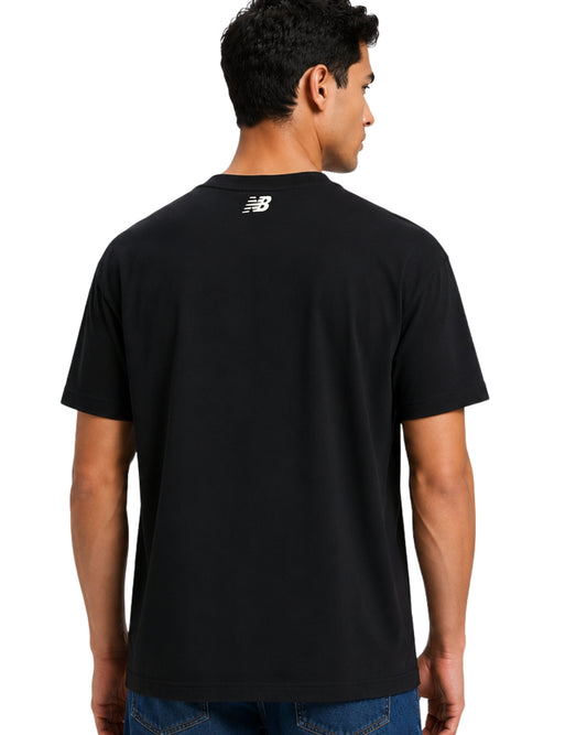 NB NEW BALANCE Men Logo Patch T-Shirt