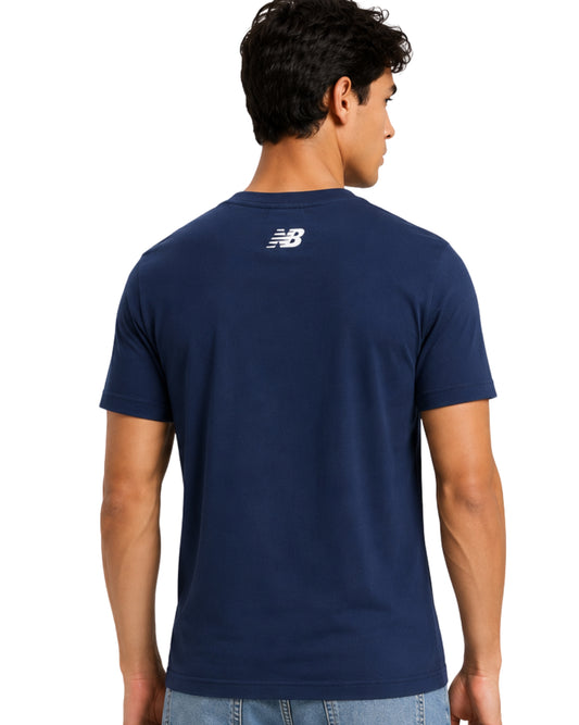NB NEW BALANCE Men Logo Patch T-Shirt