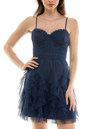 PEAR CULTURE Women Bustier Style Bodice Dress