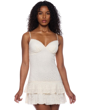 ALEX & SOPHIA Women Delicate Allover Floral Lace Dress