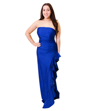 EMERALD SUNAE Women Ruffle Open Side Dress