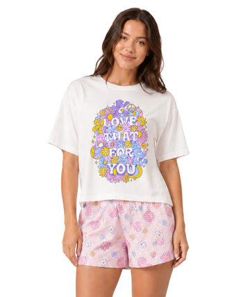 KIABI Women Floral Pyjama Set 2 Pcs