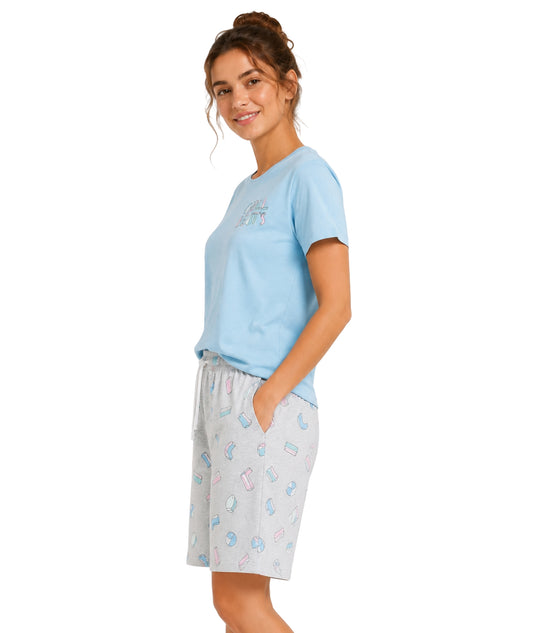 KIABI Women Stretch Pyjama 2 Pcs