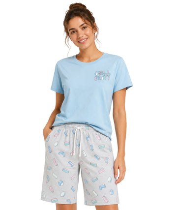 KIABI Women Stretch Pyjama 2 Pcs