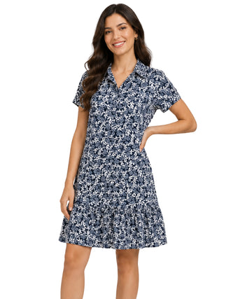 KIABI Women Short Sleeve Floral Dress