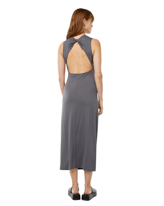 KIABI Women Elegant Open Back Cutout Dress