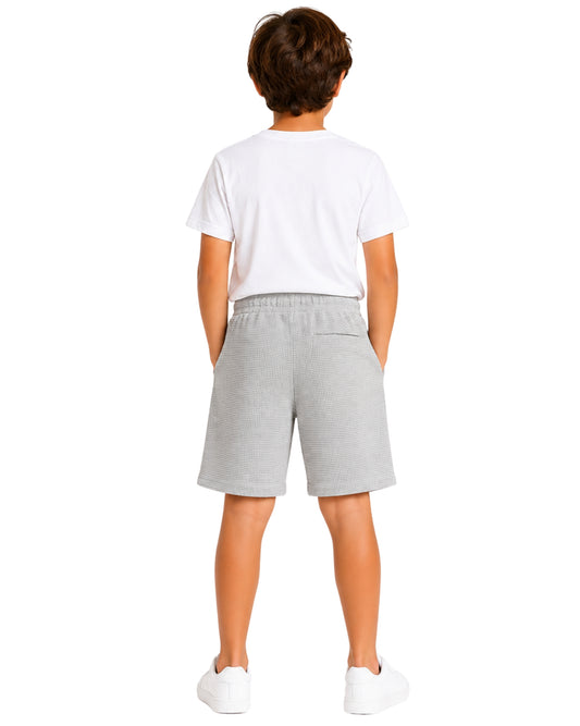KIABI Boys Textured Knit Casual Short