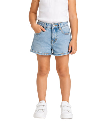 KIABI Kids Girls Comfy Denim Short