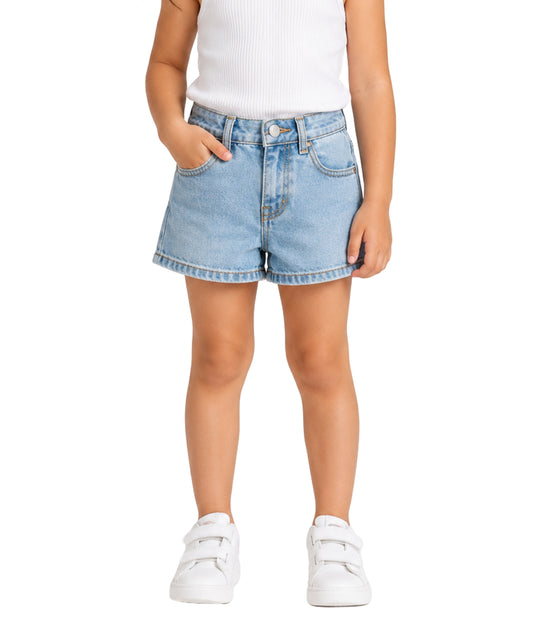 KIABI Kids Girls Comfy Denim Short