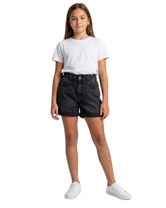 KIABI Girls Rolled Cuff Hem Short