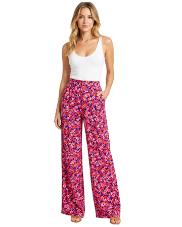 KIABI Women Vibrant Floral Casual Pant