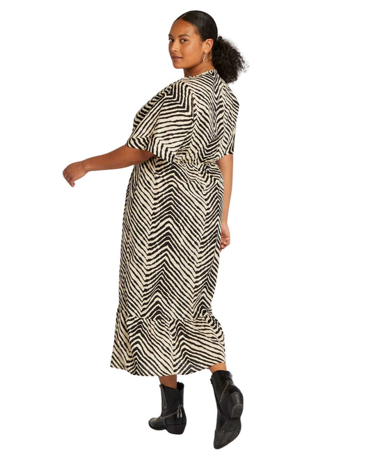 KIABI Women All-Over Animal Print Pattern Dress