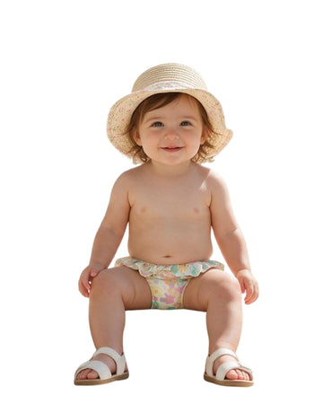 KIABI Baby Girl Floral Swim Panites