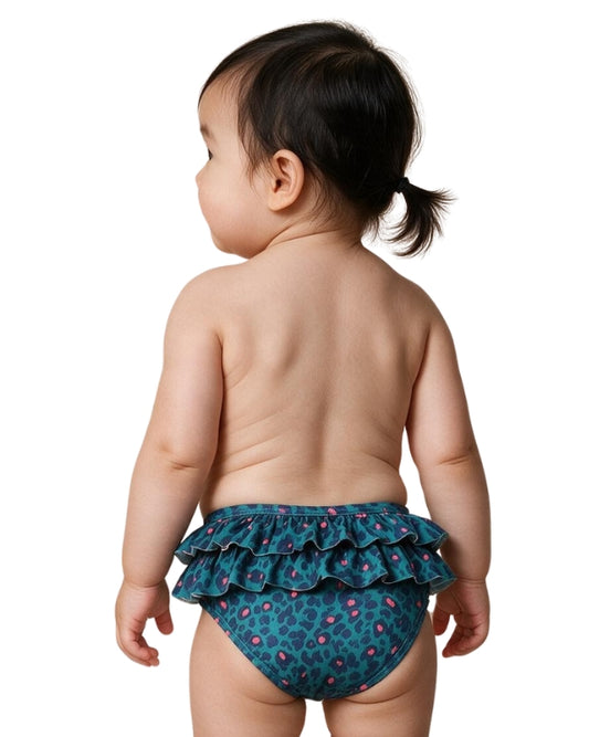 KIABI Baby Girl Leopard Print Swim Panties