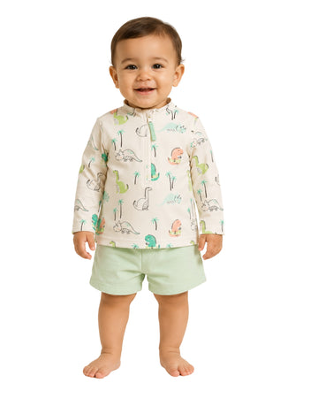 KIABI Baby Boys Dinosaur Swim Suit 1 Pc