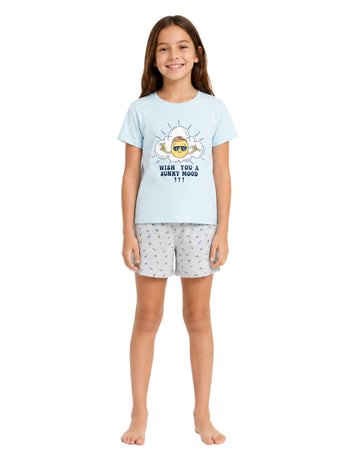KIABI Girls Sunny Mood Pyjama Set 2 Pcs