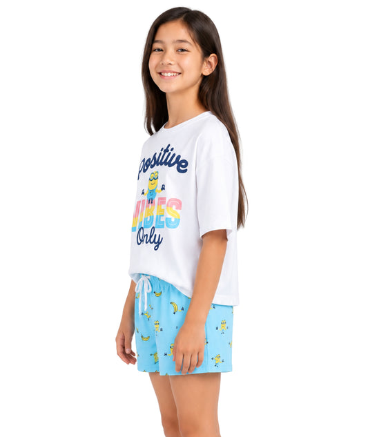 KIABI Kids Girls Minions Pyjama Set 2 Pcs