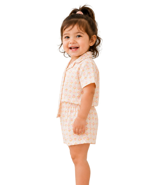 KIABI Baby Girls Floral Set 2 Pcs